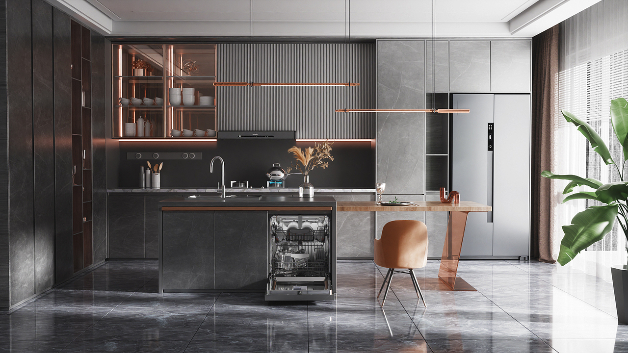 洗碗机三维动态（图ZMzcwODQ3NzY4） - 动画/影视 - 站酷设计师YY强zi原创素材 - 站酷ZCOOL