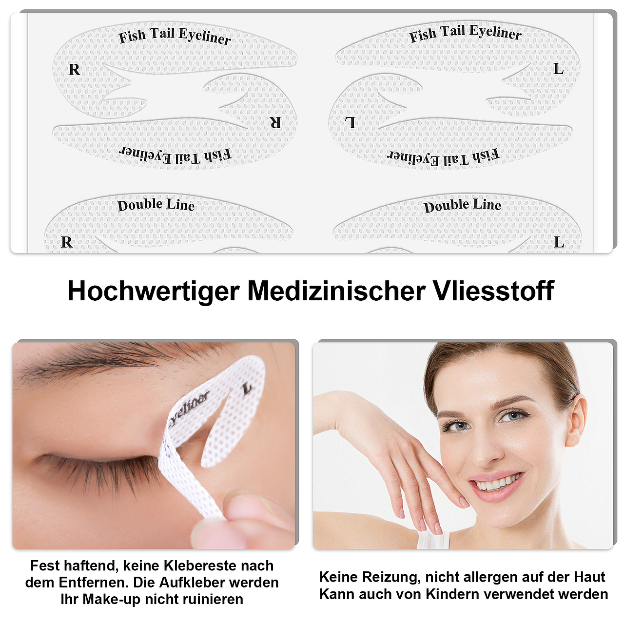 亚马逊主图设计-美妆产品合集-嫁接睫毛-美妆蛋粉扑