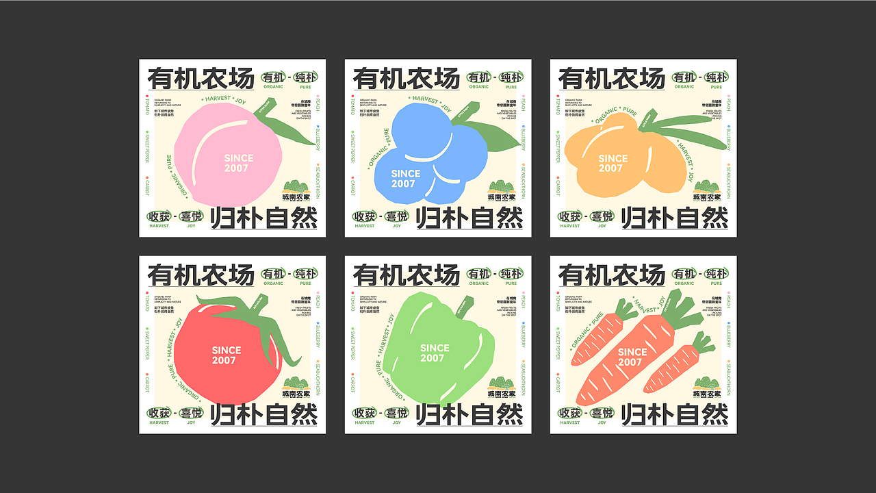 采摘园农场品牌设计 丨 城南农家（图ZMzU0MTM4OTMy） - 品牌 - 站酷设计师楚殷原创素材 - 站酷ZCOOL