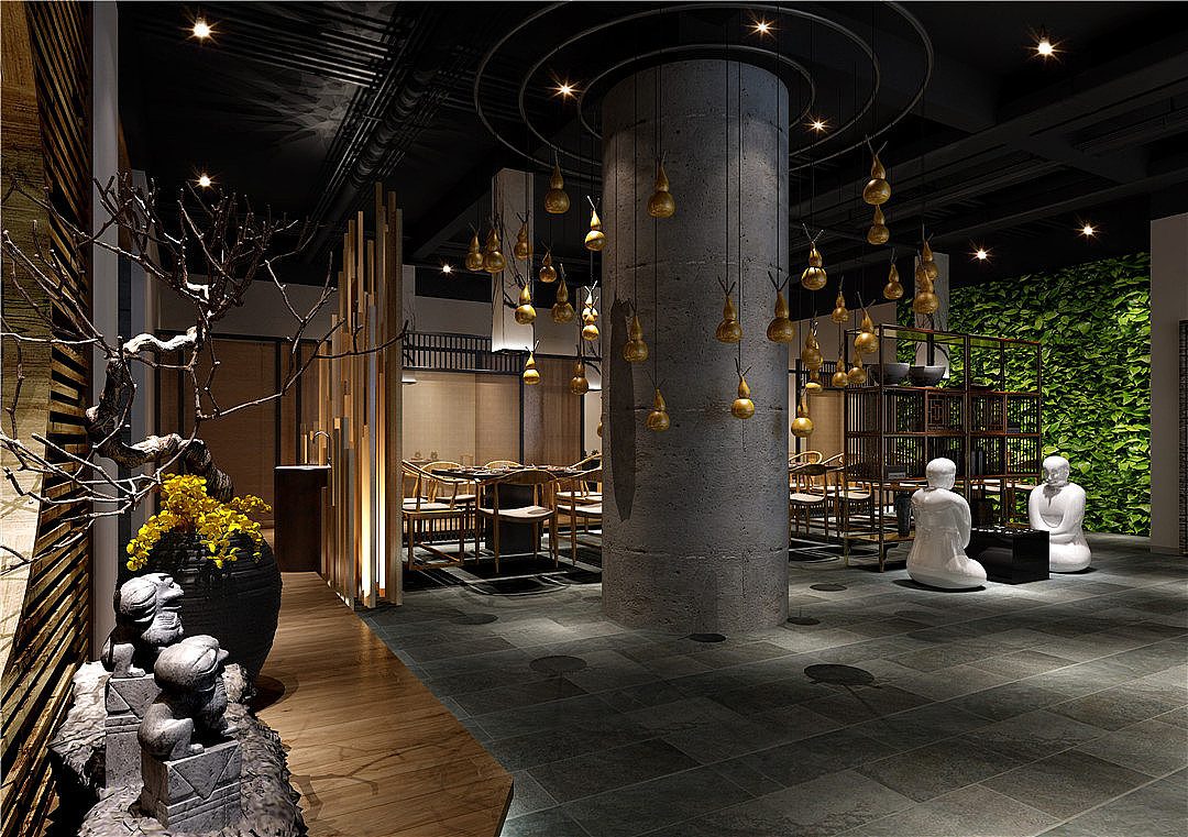 韩式烤肉装修设计（图ZMzE4OTc0MzA0） - 家装设计 - 站酷设计师Z022778687原创素材 - 站酷ZCOOL