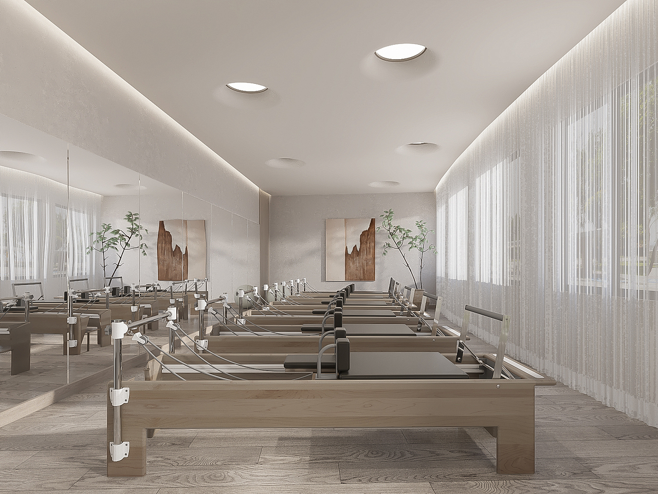 现代简约瑜伽馆