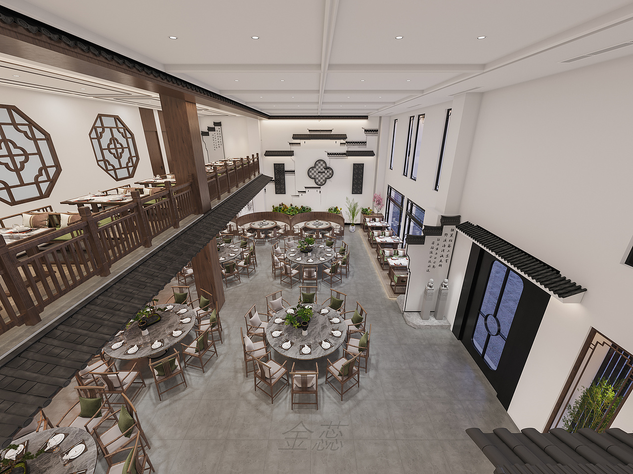 徽派餐厅——徽派古风又不失亲切感!