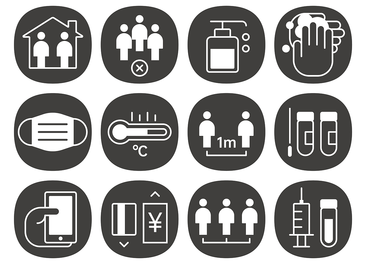 防疫图标设计（图ZMzQxODM3NDcy） - 图案 - 站酷设计师淘气的小豆丁原创素材 - 站酷ZCOOL