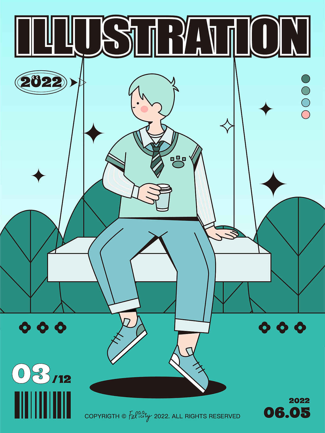 描边风人物插画（图ZMzAzNzMxMjIw） - 创作习作 - 站酷设计师耶子恩原创素材 - 站酷ZCOOL