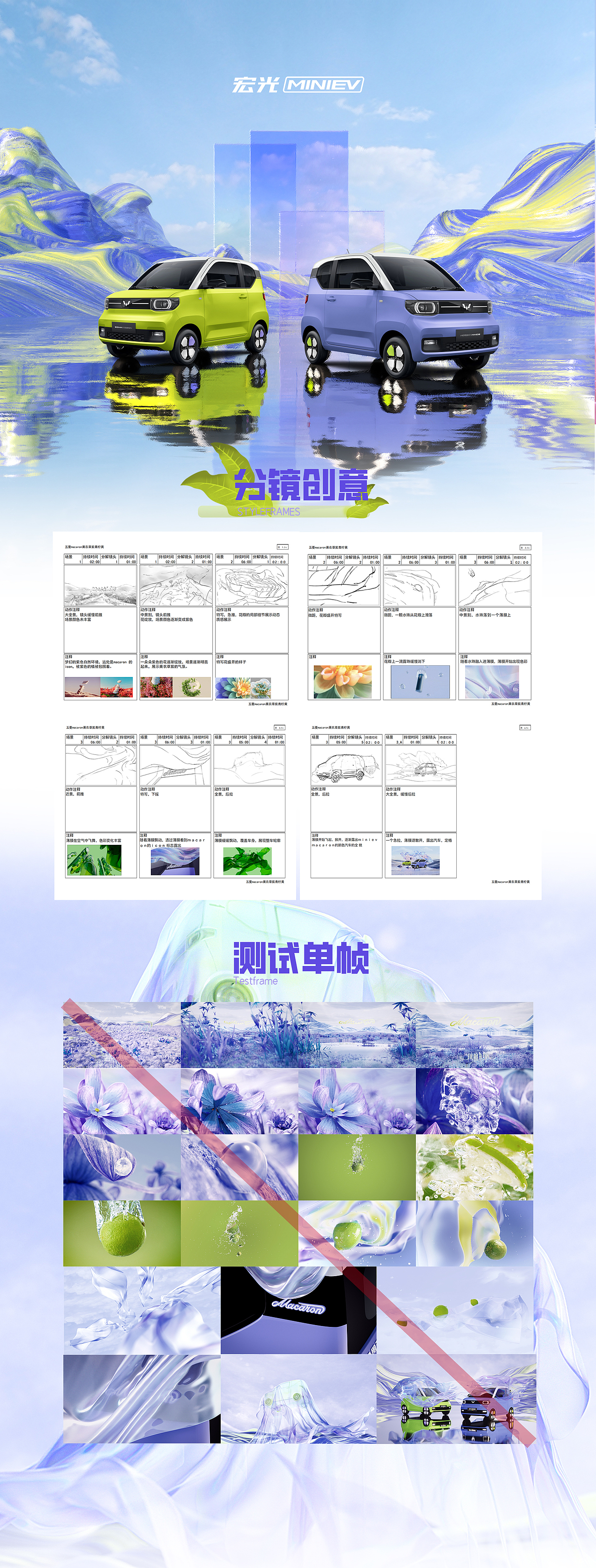 Miniev Macaron 青柠黄&薰衣草紫