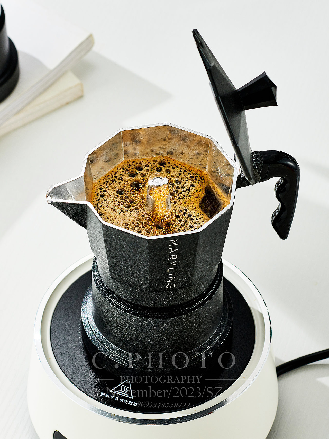咖啡壶摩卡壶产品摄影深圳咖啡摄影美食摄影