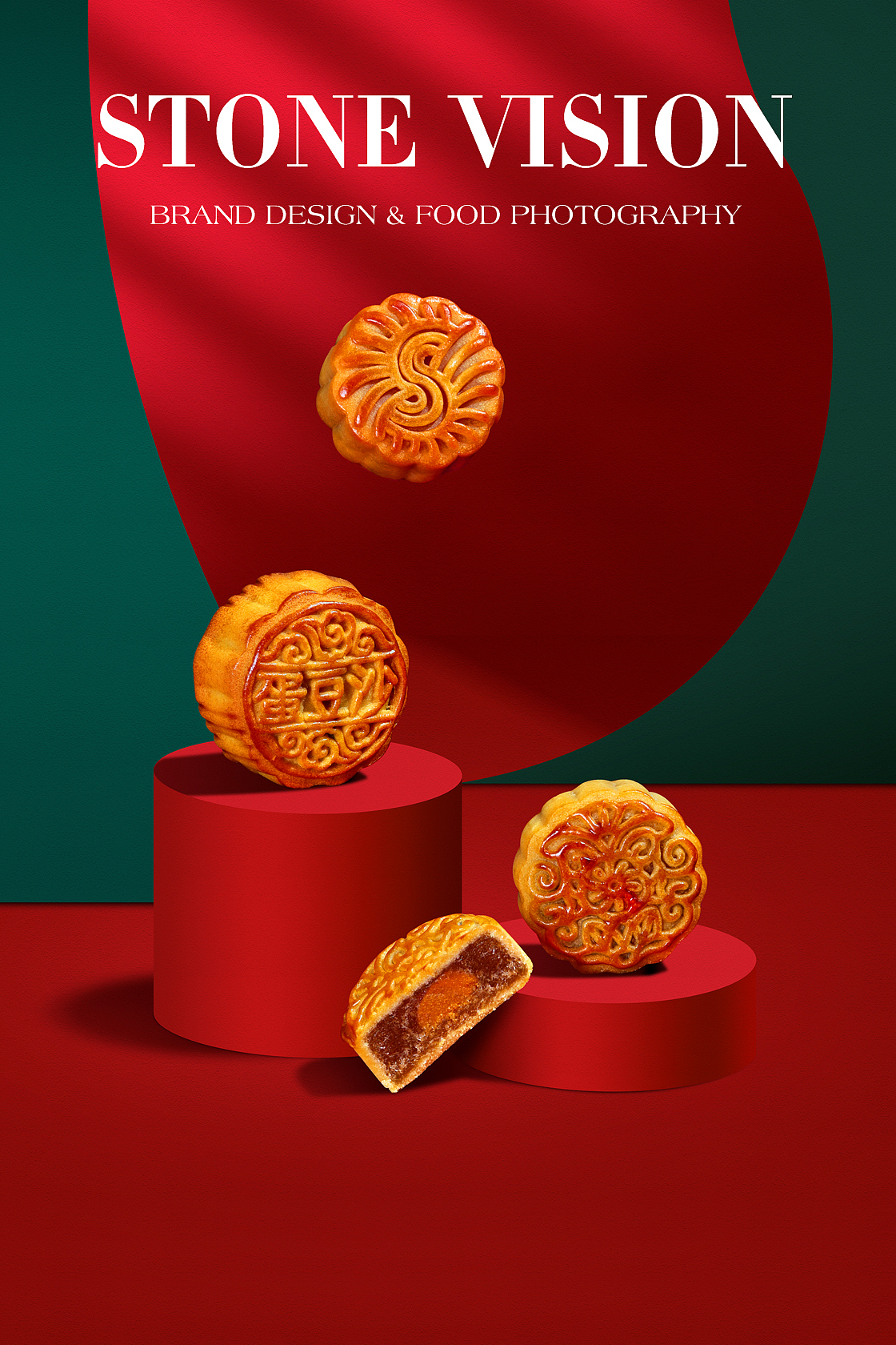 2021年11月 中国风 暗调 甜点 糕点 茶 月饼产品拍摄（图ZMzUyMDE1ODA0） - 产品摄影 - 站酷设计师小石头摄影一厦门原创素材 - 站酷ZCOOL