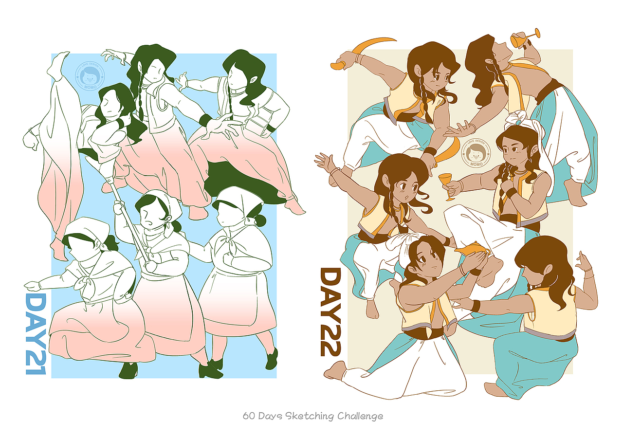 速写60天挑战总结-享受画画的过程（图ZMzM4OTQxMDk2） - 创作习作 - 站酷设计师莫莫n_n原创素材 - 站酷ZCOOL