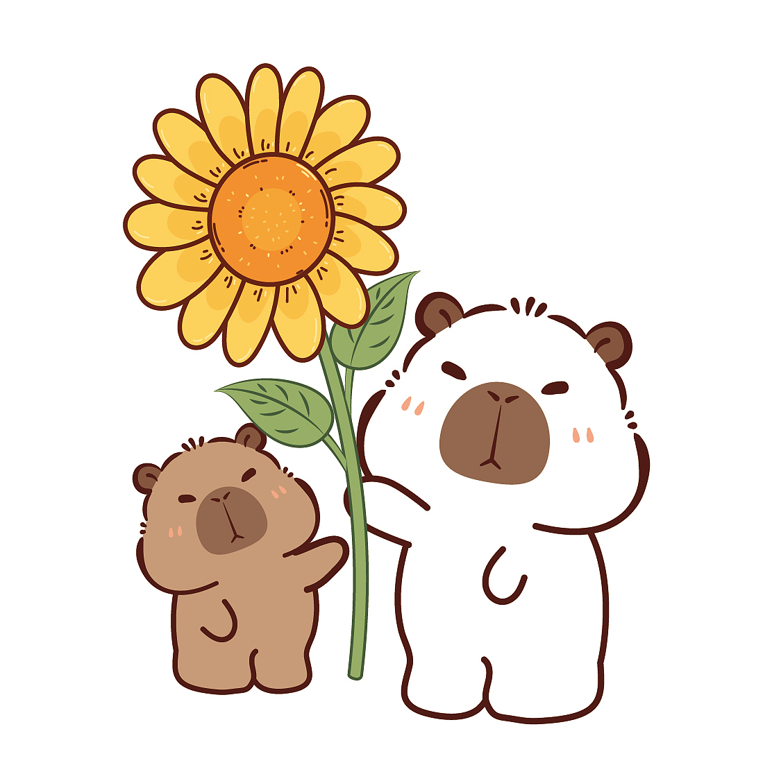 卡皮巴拉插画图片节日快乐母亲节快乐送你一朵小红花（图ZMzY5MTU5MjA4） - 商业插画 - 站酷设计师阿茹生肖IP原创素材 - 站酷ZCOOL