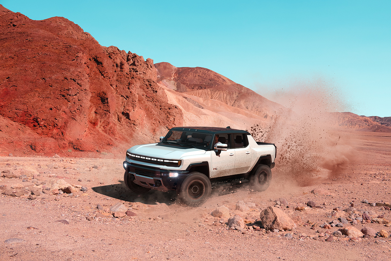 汽车渲染-悍马/GMC Hummer EV Pickup 