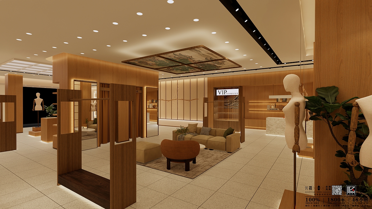 服装店/女装店/男装店/名品/面料店/纺织展厅/空间设计（图ZMzYwOTYwNTUy） - 商业空间设计 - 站酷设计师怪蛋星球原创素材 - 站酷ZCOOL