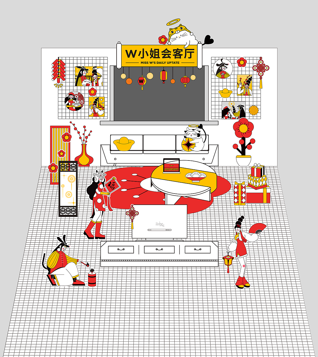 万象城 X 一么多Design. 2019-2021.（图ZMzA1ODY4NDky） - 品牌 - 站酷设计师一么多Design原创素材 - 站酷ZCOOL