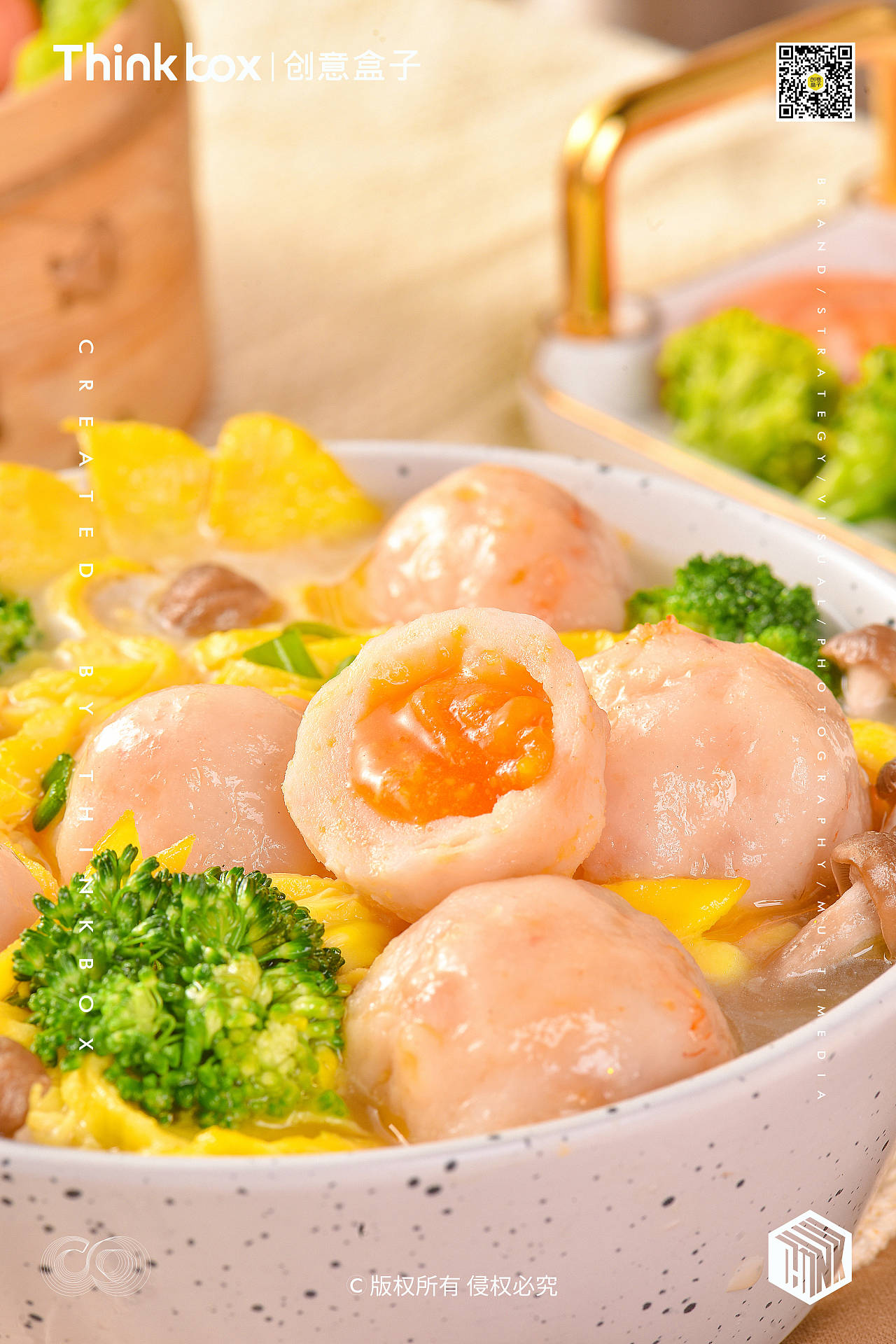 熊小淘丨海月山风丨虾滑丸详情设计视觉分享