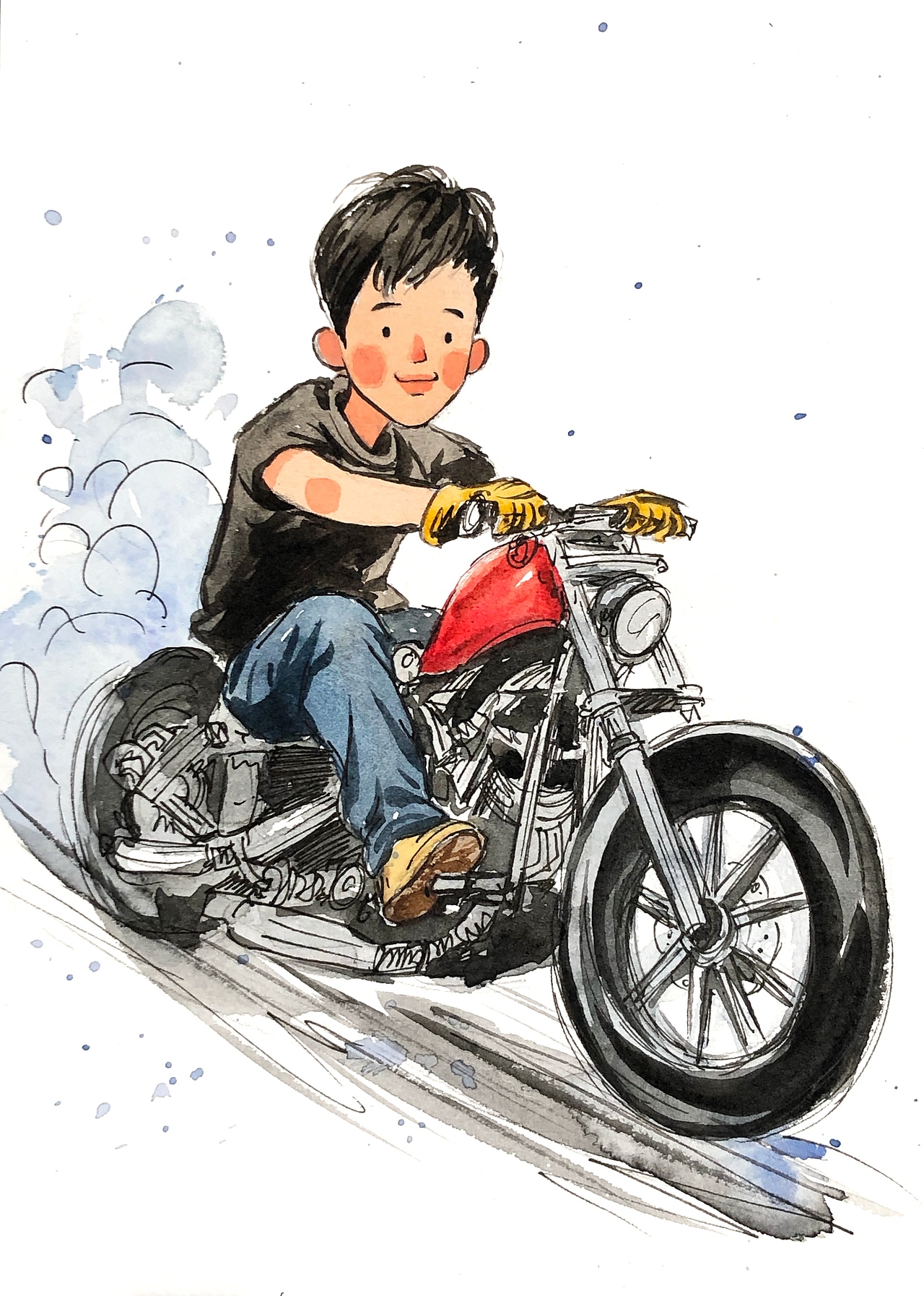 插画头像（图ZMzEwNzQxMjQ4） - 绘画 - 站酷设计师麦勒丽原创素材 - 站酷ZCOOL