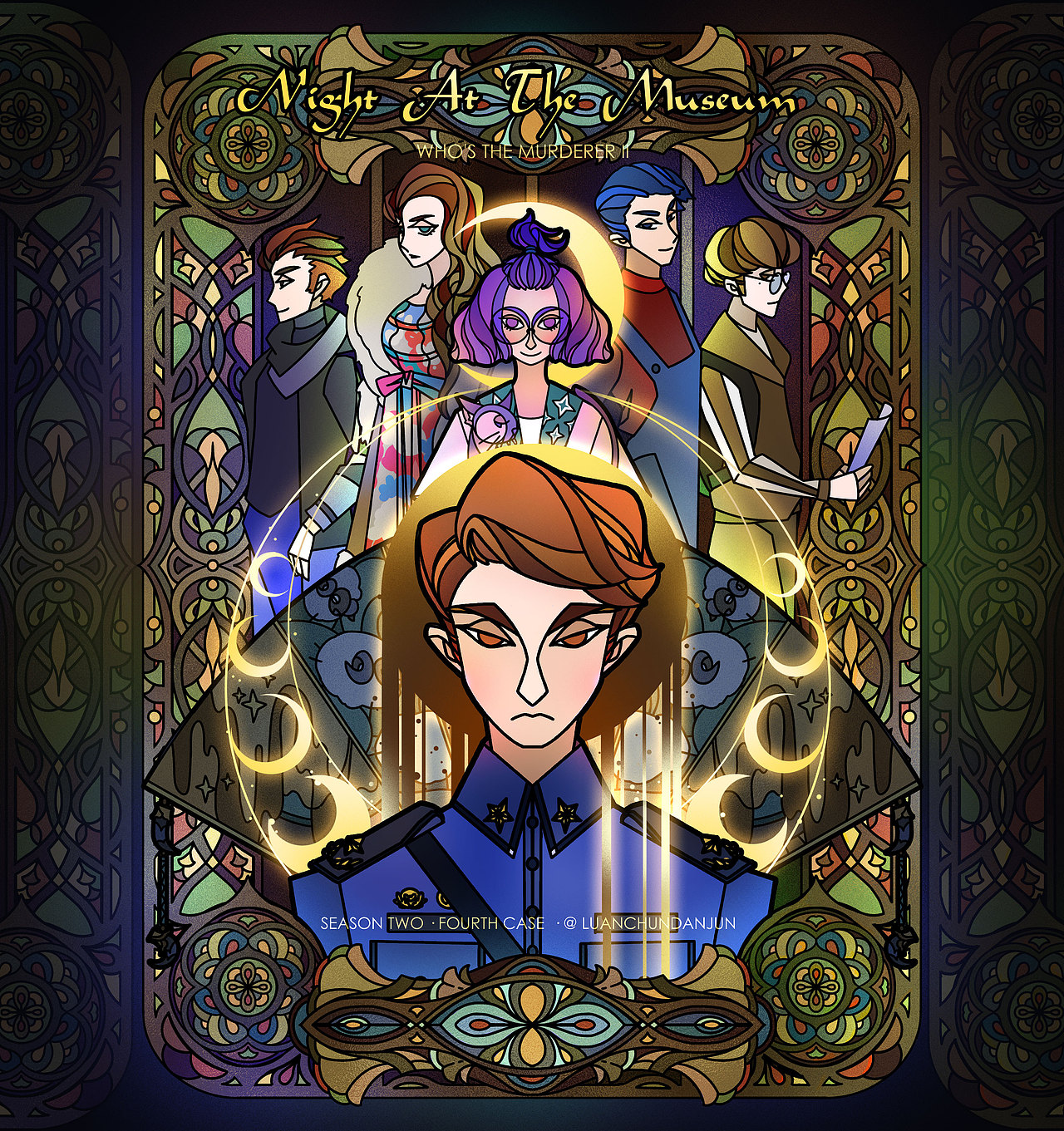 【明星大侦探同人】彩绘玻璃凶手卡牌（图ZMzI4NjEyNTQ0） - 创作习作 - 站酷设计师卤鹌鹑蛋君原创素材 - 站酷ZCOOL
