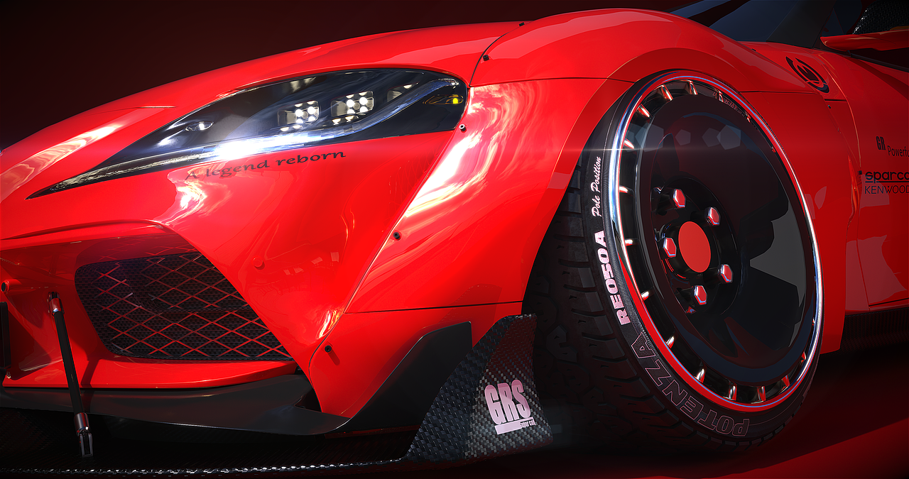 增加宽体改装套件，布线上还是有瑕疵。还需努力啊！（图ZMzMxNTI3ODc2） - 机械/交通 - 站酷设计师纸面原创素材 - 站酷ZCOOL