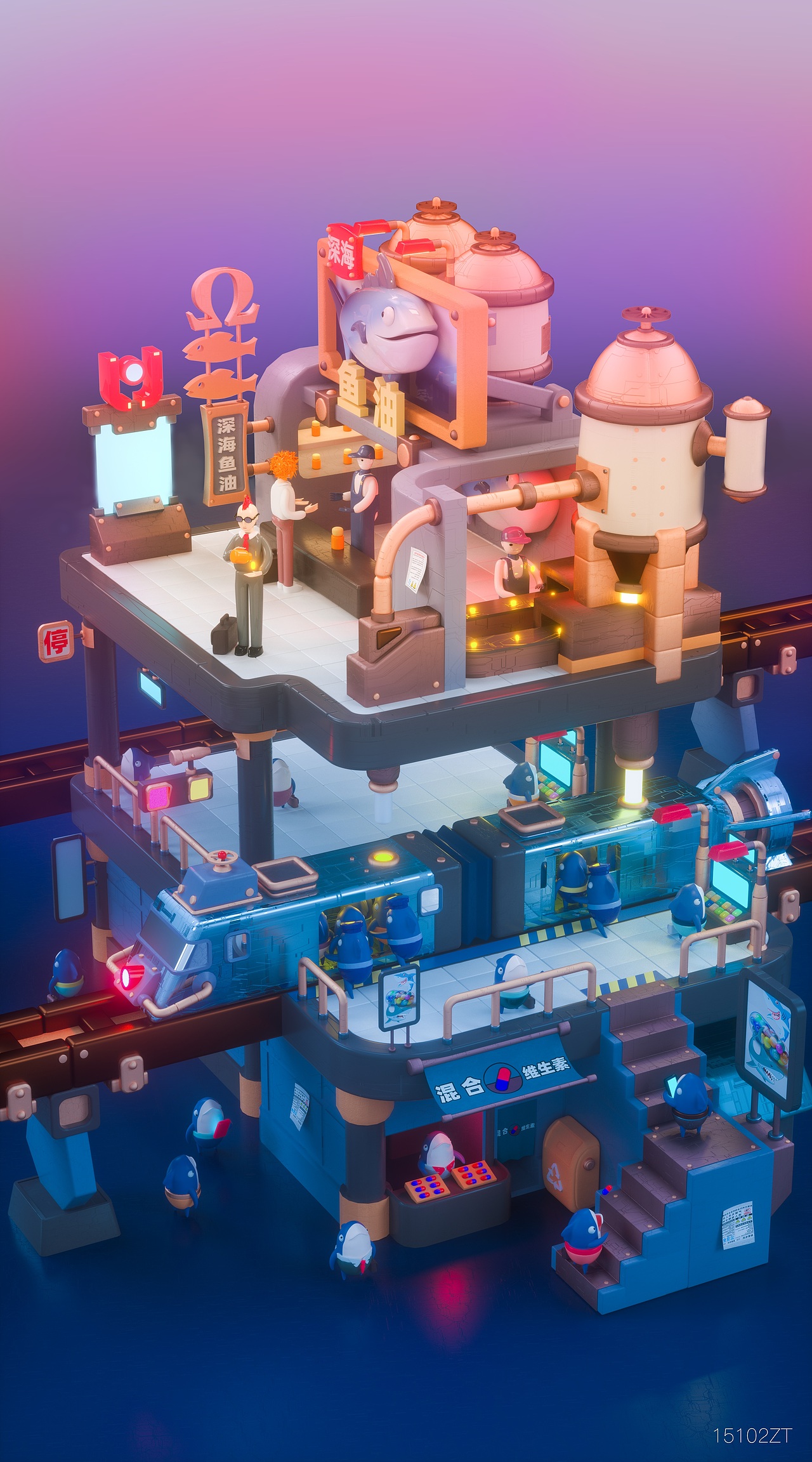 重新渲染 的场景（图ZMzAyNDYxOTA0） - 场景 - 站酷设计师砖头硬不硬原创素材 - 站酷ZCOOL