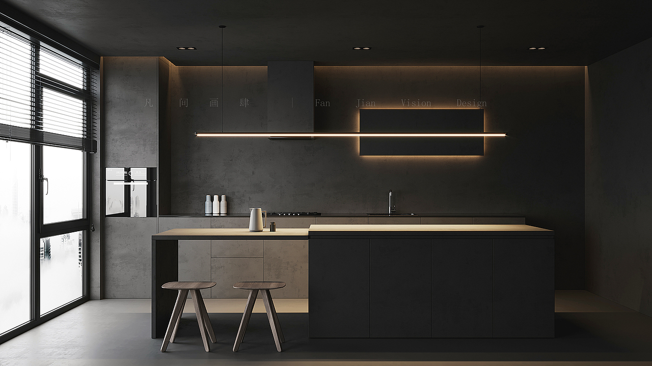 黑色極簡（圖ZMzIxNjIyODE2） - 家裝設(shè)計(jì) - 站酷設(shè)計(jì)師凡間畫肆_小白原創(chuàng)素材 - 站酷ZCOOL