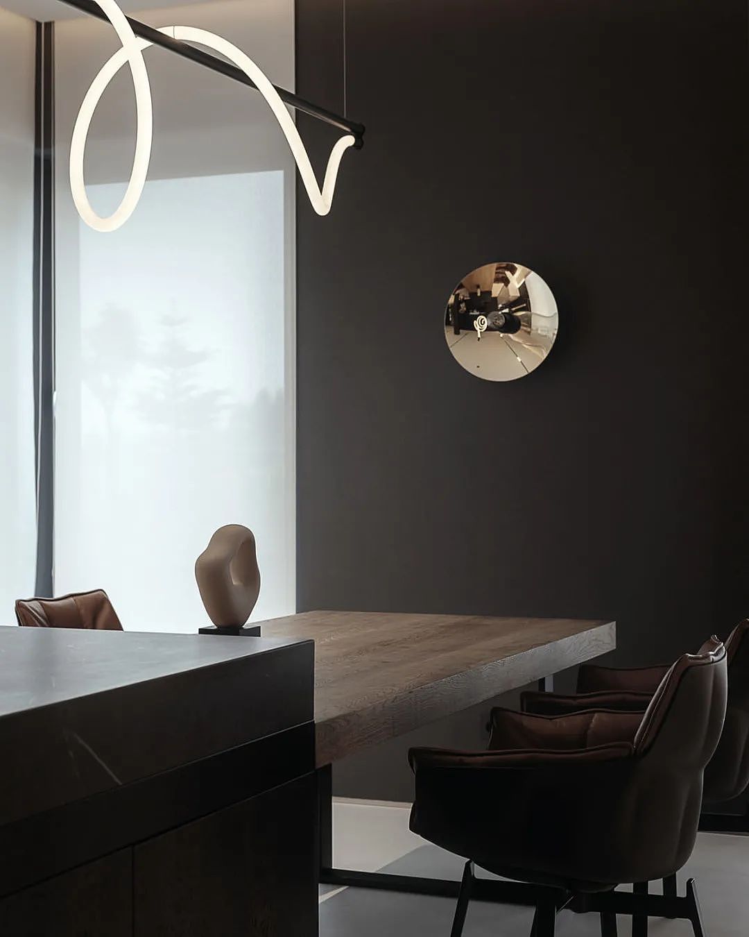 家装案例赏析——263㎡极简大平层,极简于形,优雅于里