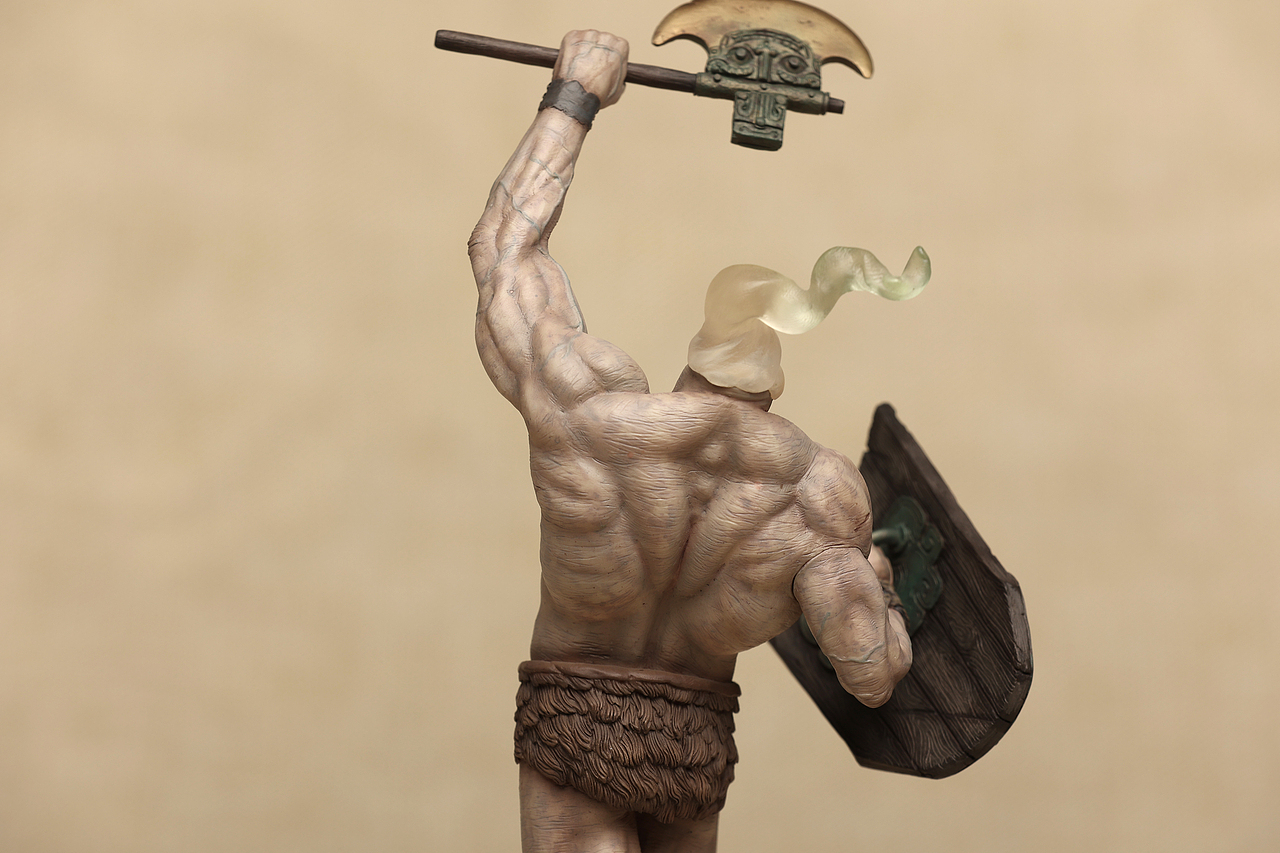 野鸽原创雕塑GK 作品---山海异兽之刑天（图ZMzQ1NTA3MzI4） - 手办/模玩 - 站酷设计师Im_野鸽原创素材 - 站酷ZCOOL