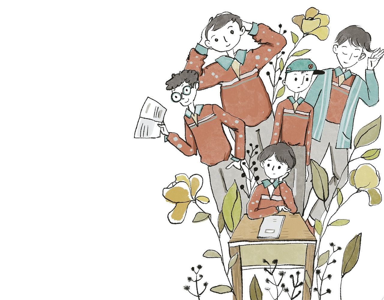 《少年月刊》内文插图2021（图ZMzU2Njk5NzE2） - 儿童插画 - 站酷设计师小賴皮子原创素材 - 站酷ZCOOL