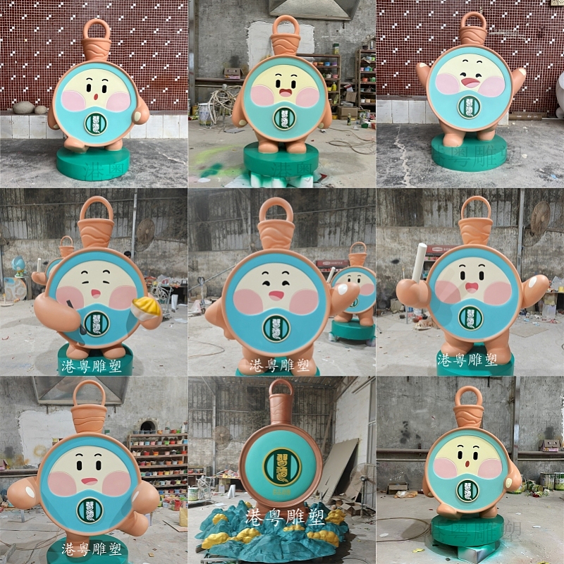 贵州刁酒瓶子手办潮玩大娃IP模型雕塑展会美陈大型摆件