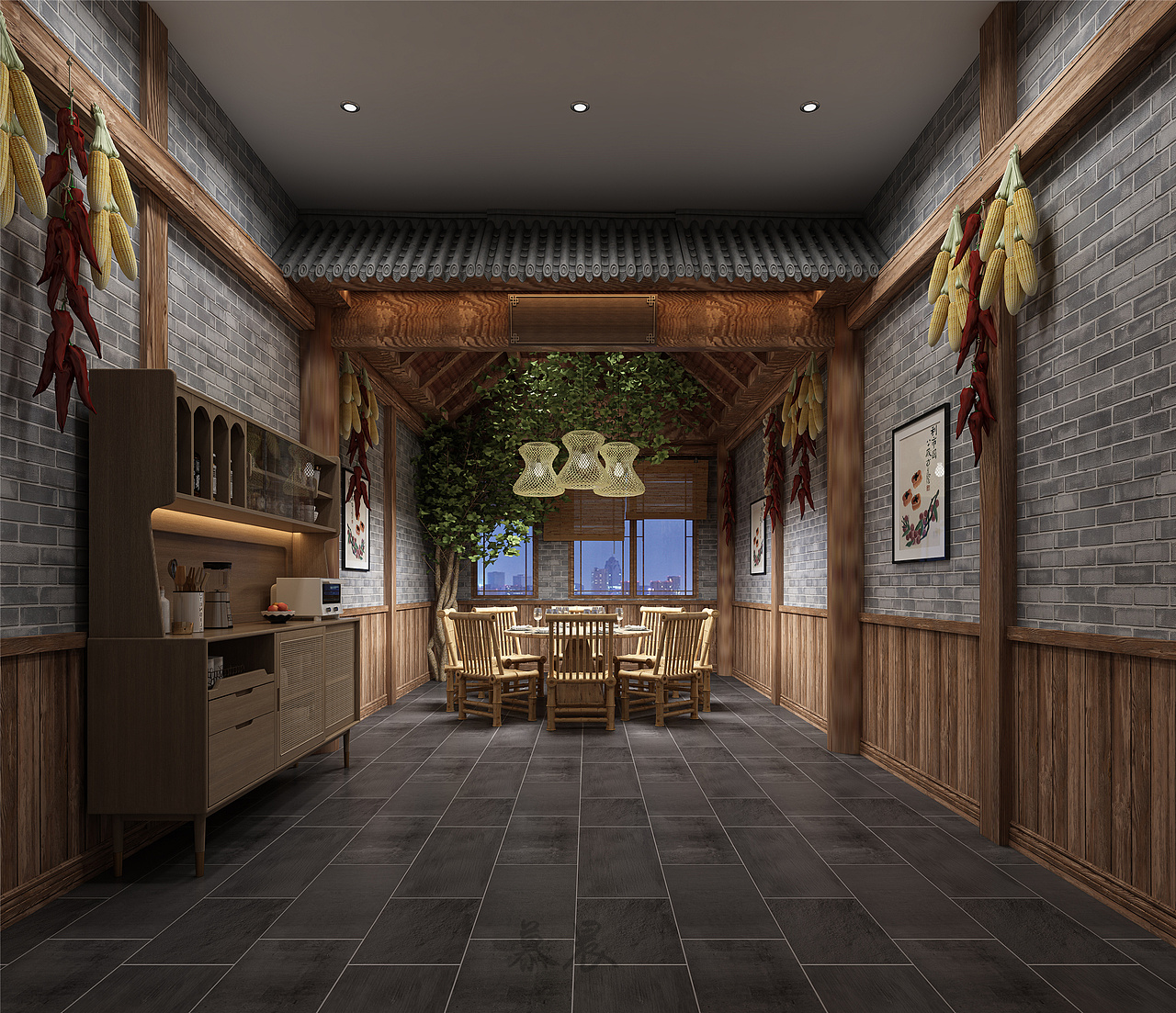 包厢设计（图ZMzE3NTI1NjI4） - 其他空间 - 站酷设计师效果图施工图慕晨原创素材 - 站酷ZCOOL