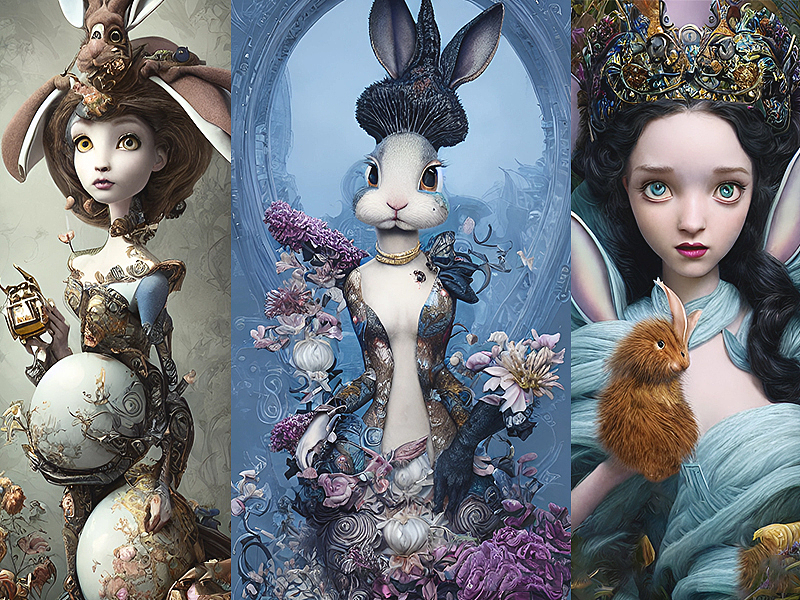 #AI创作实验室#【兔女】【迪士尼风格】