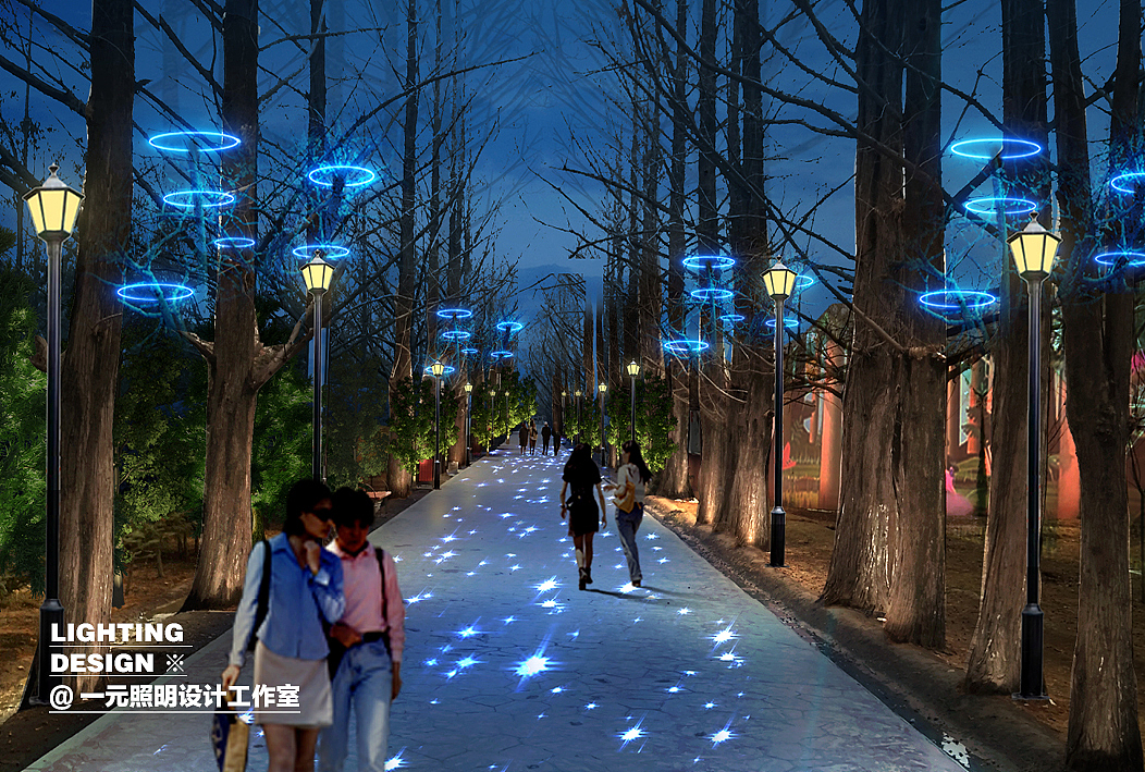 文旅照明 - 临夏东郊公园（图ZMzY2NTY4ODYw） - 景观设计 - 站酷设计师一元照明设计原创素材 - 站酷ZCOOL
