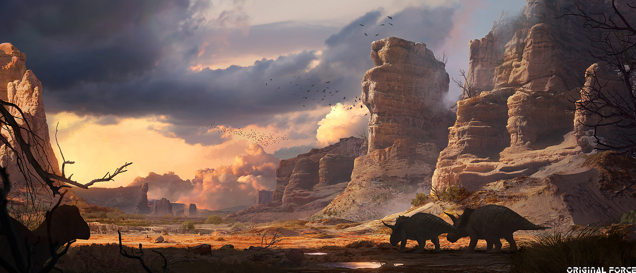 Prehistoric planet（图ZMzMyODc1NDg4） - 概念设定 - 站酷设计师马祖超原创素材 - 站酷ZCOOL