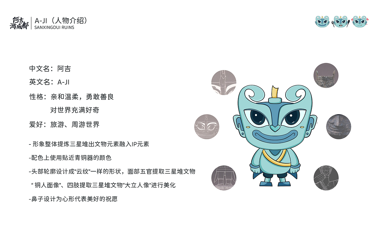 IP设计 | 三星堆（图ZMzI2NzU5MTAw） - IP形象 - 站酷设计师_大何_原创素材 - 站酷ZCOOL