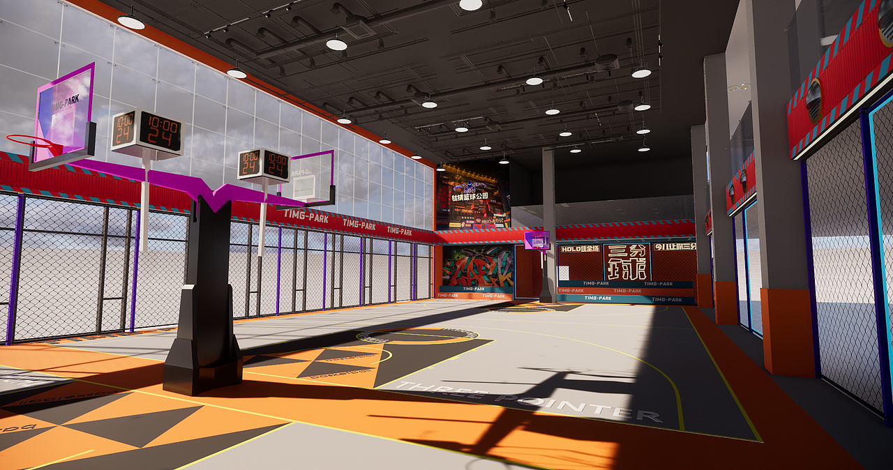 一些篮球馆设计方案