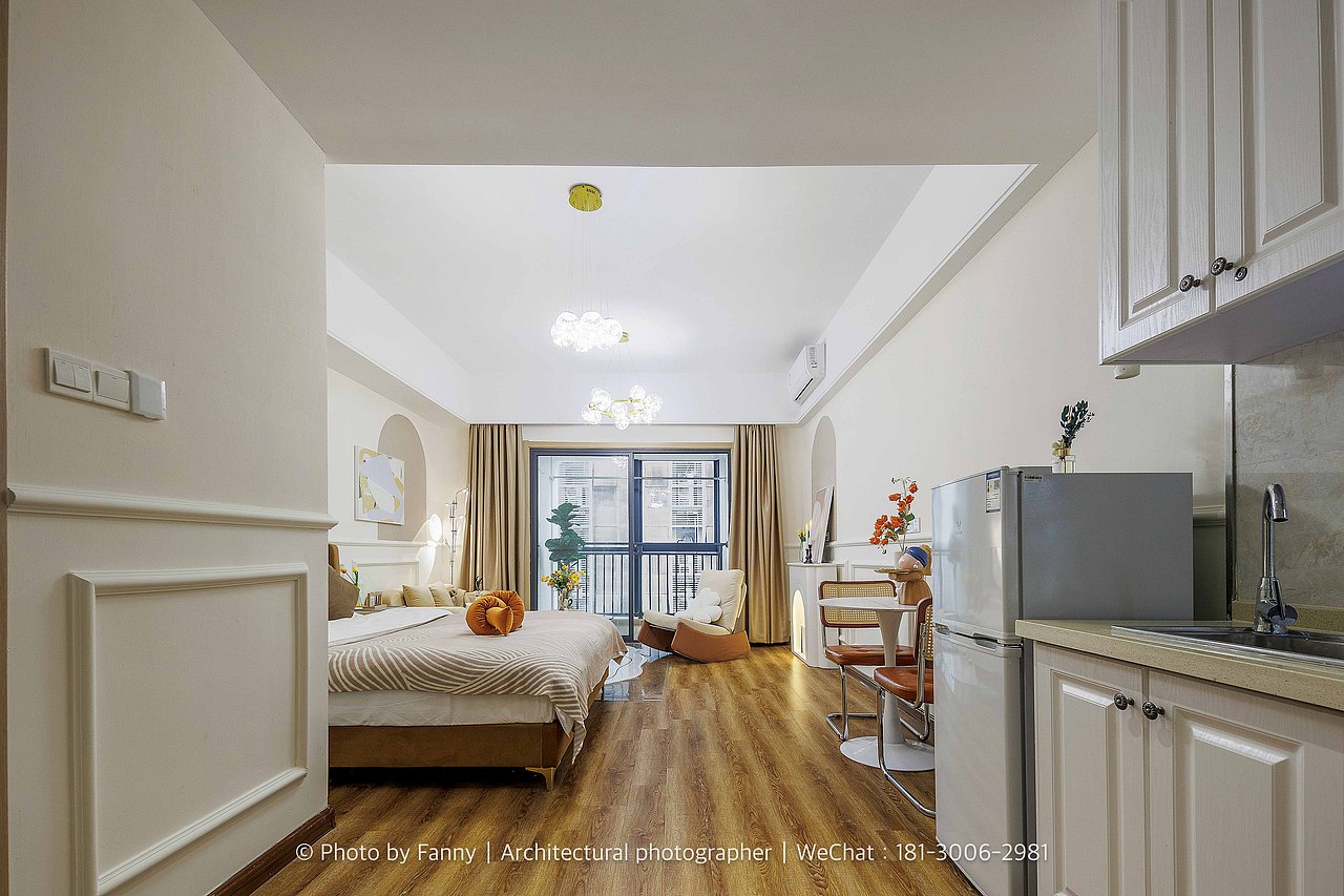 民宿摄影丨奶油风格—合肥予月民宿（图ZMzU5MDA0OTg0） - 环境/建筑摄影 - 站酷设计师空间摄影师Fanny原创素材 - 站酷ZCOOL