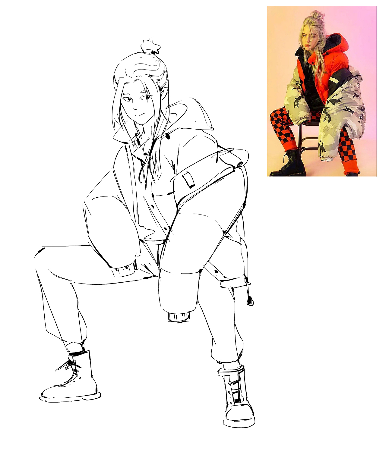 30天速写打卡-26（图ZMzE1MjczMDMy） - 艺术插画 - 站酷设计师张小寻原创素材 - 站酷ZCOOL