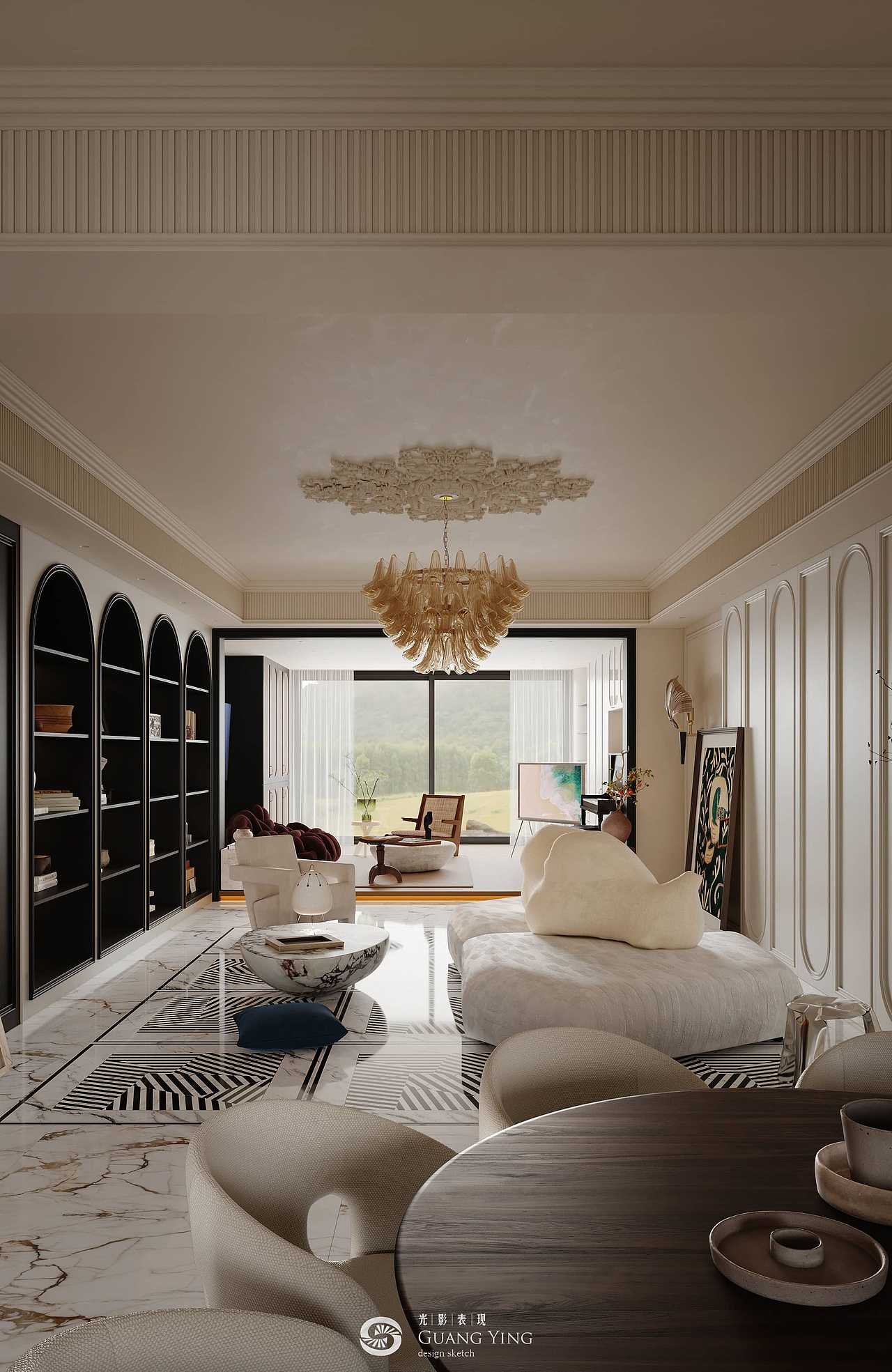 轻法式 | 南风凭留白（图ZMzY5NDc1Njc2） - 家装设计 - 站酷设计师追光表现原创素材 - 站酷ZCOOL