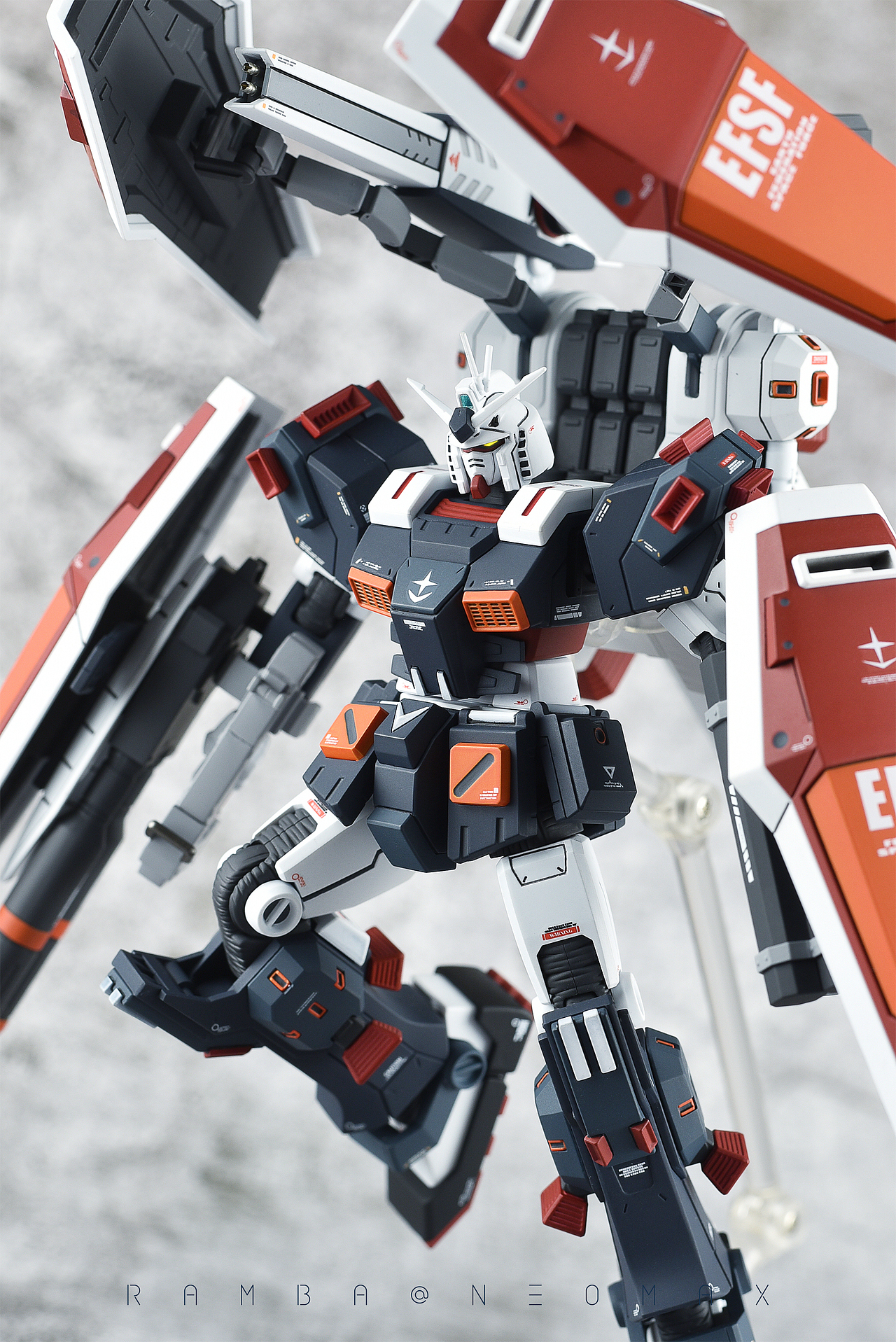 爵士战歌!高达模型作品【hg fa-78全装备高达】