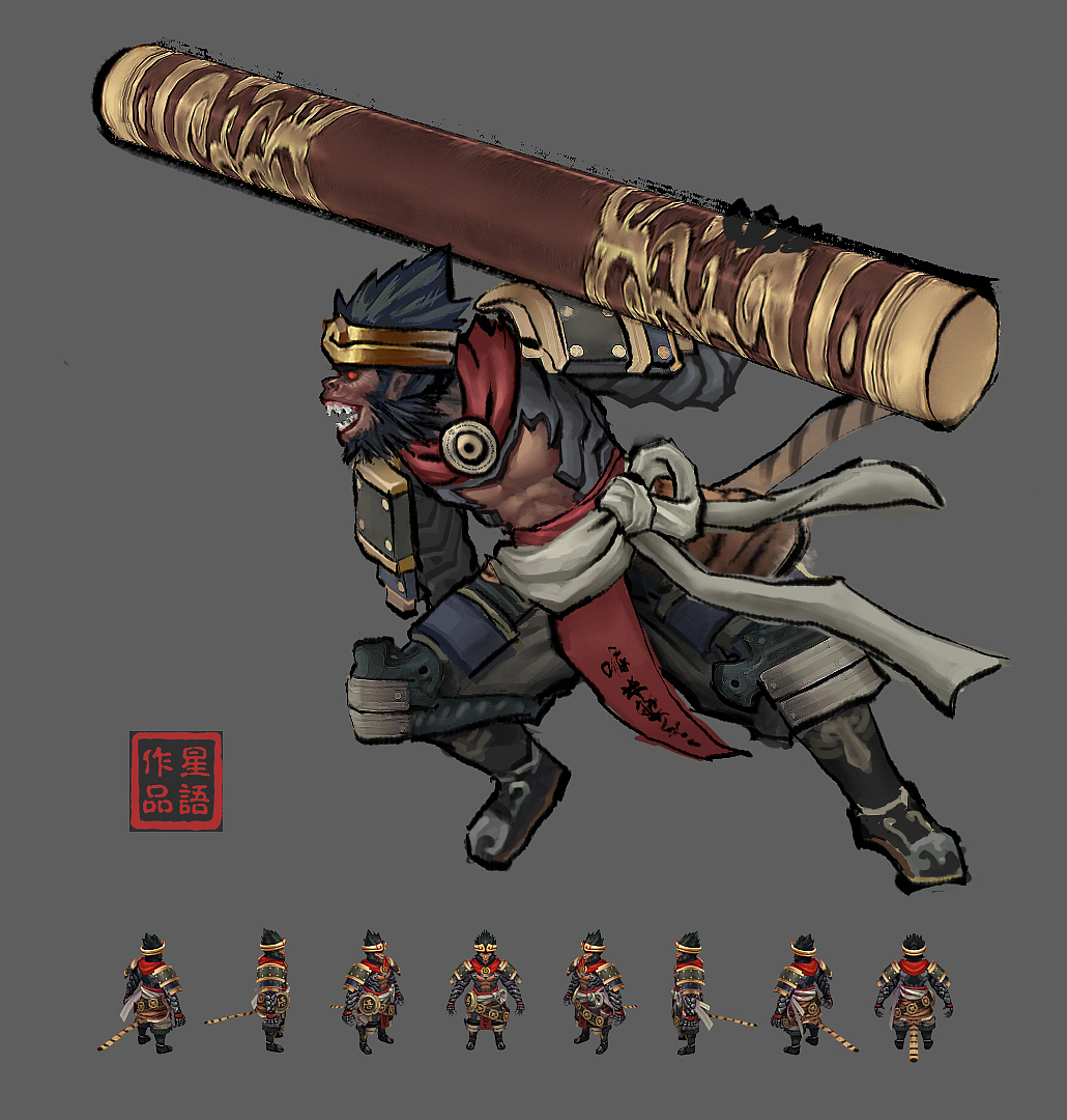 悟空 原画+模型