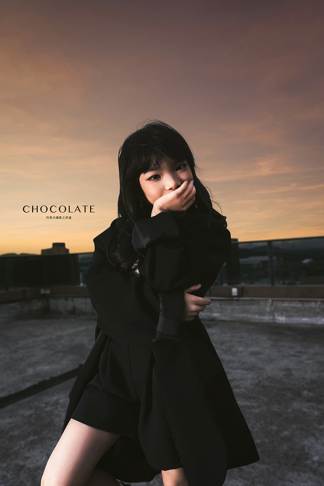 天台拍照可以这么酷!