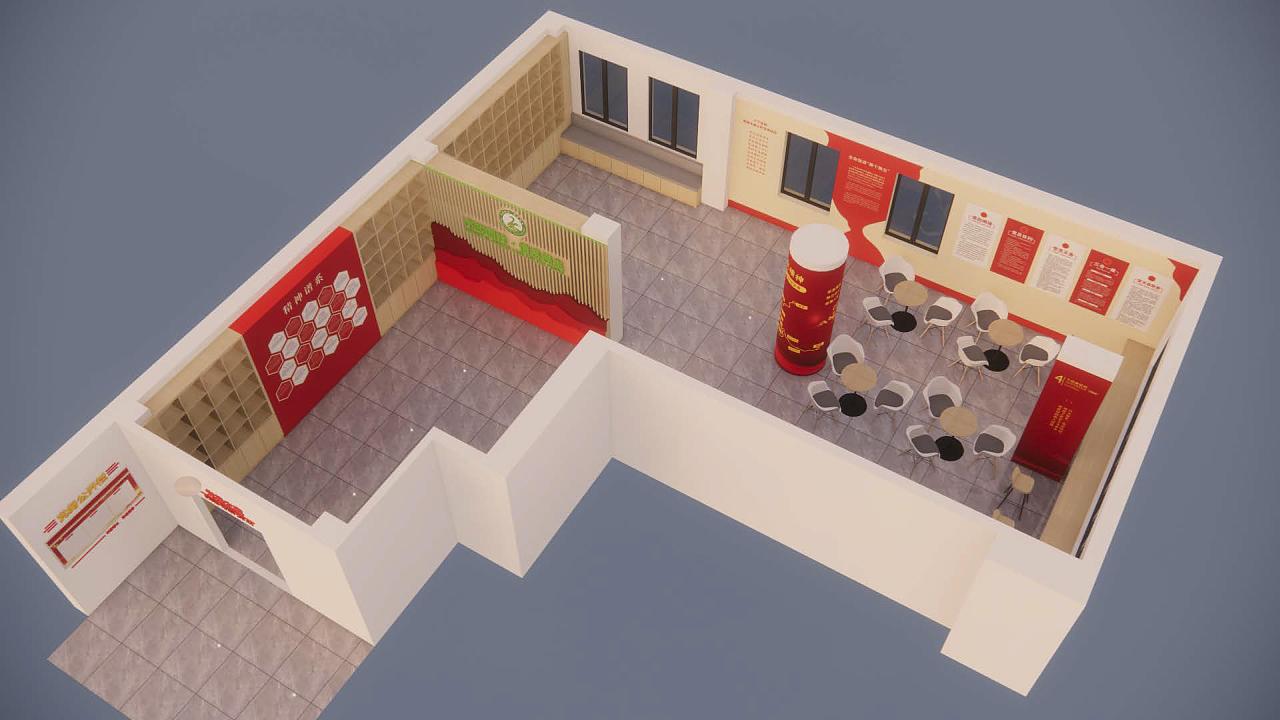 惠州市XX中心（党员之家+会议室）（图ZMzM0NTg3OTYw） - 建筑设计 - 站酷设计师锐丽摄影畅和广告原创素材 - 站酷ZCOOL