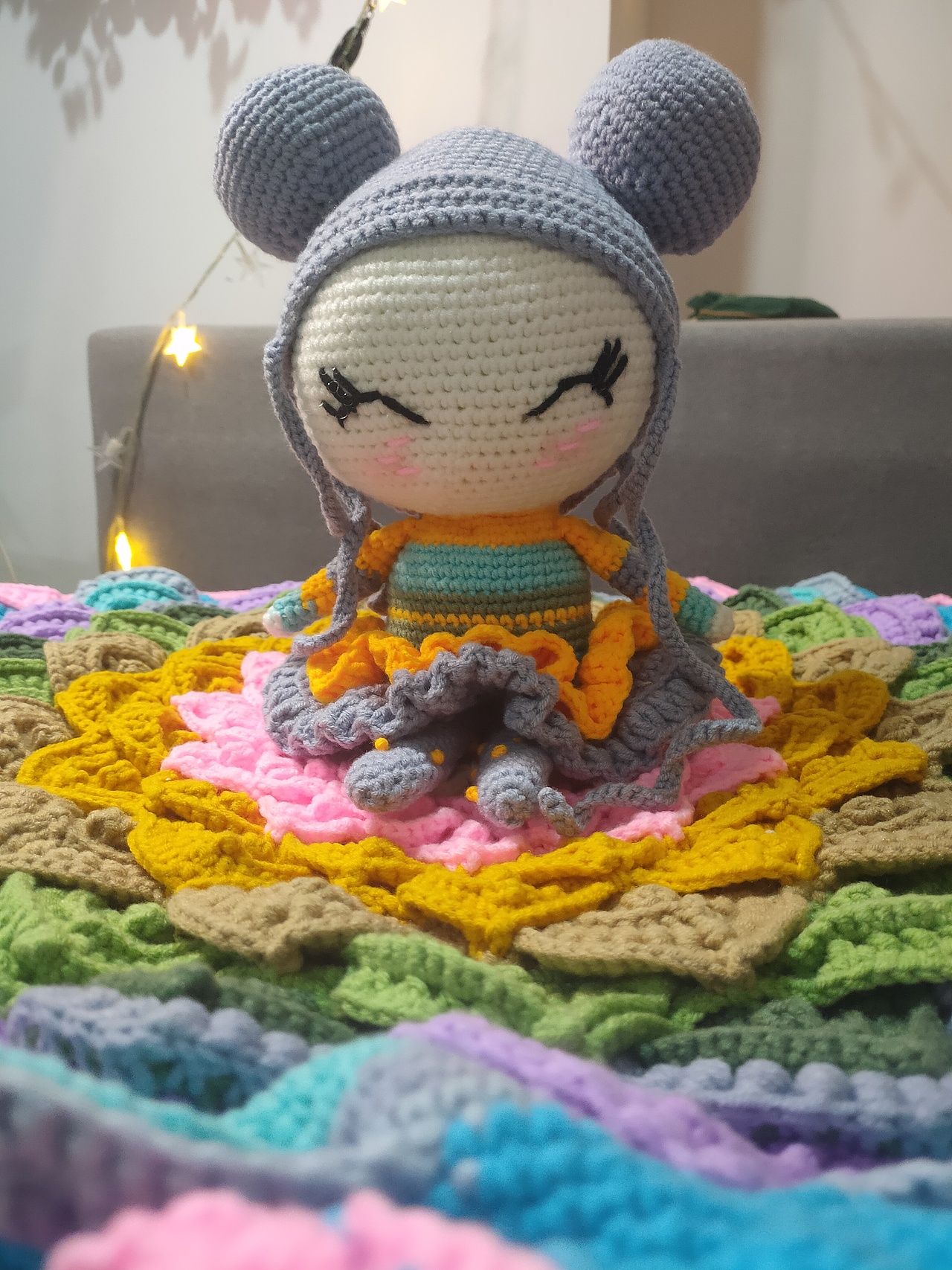 好运连连  莲生万物  钩针编织