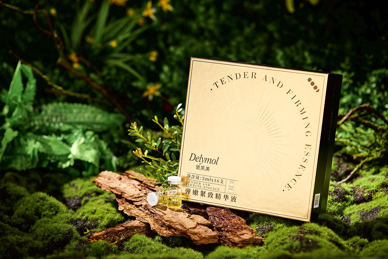 黛萊美彈力緊致精華液（圖ZMzA5NjkwNDU2） - 產(chǎn)品攝影 - 站酷設(shè)計師亂按快門的胡老師原創(chuàng)素材 - 站酷ZCOOL