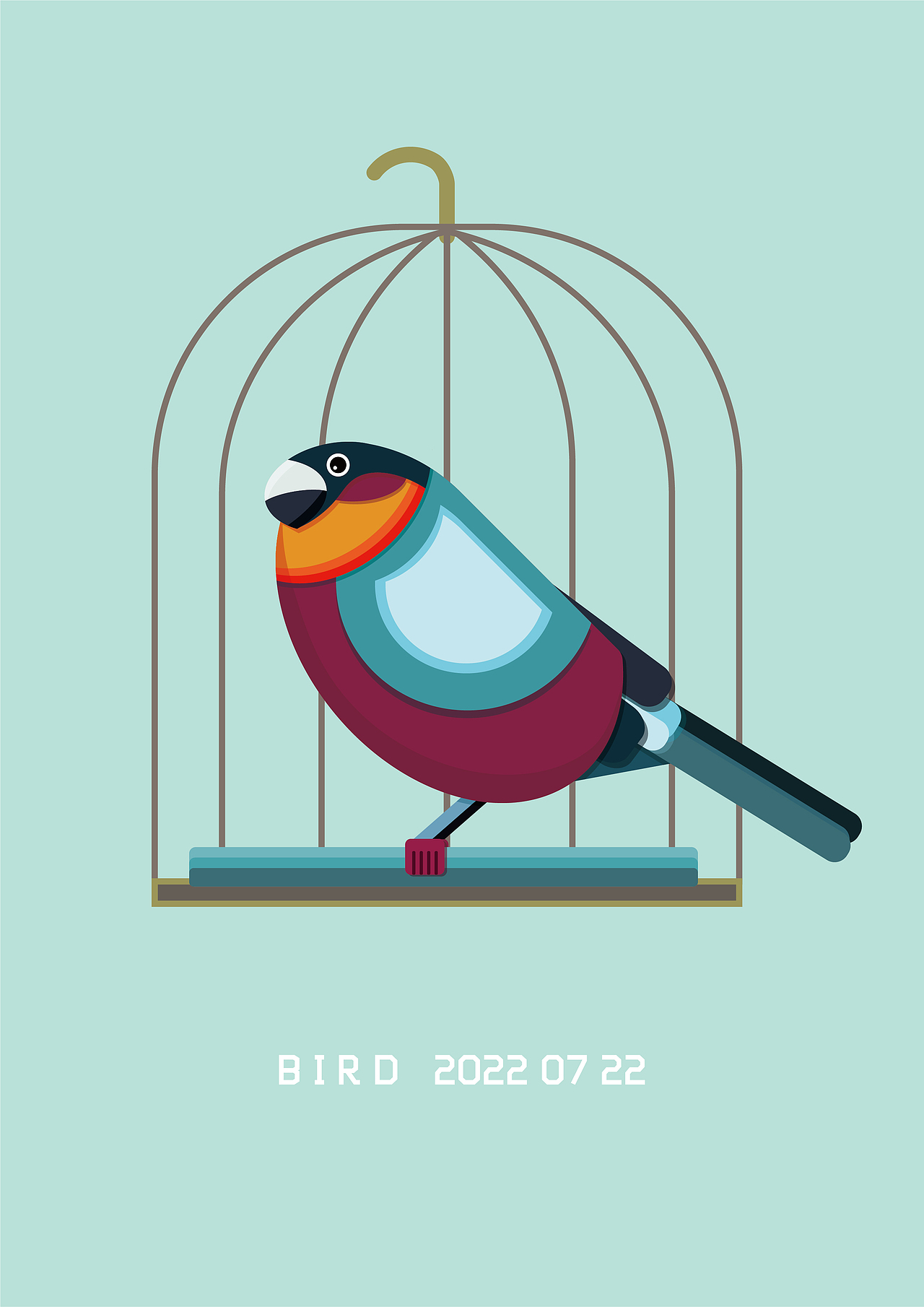 鸟类扁平插画系列（图ZMzA5Njc1ODA4） - 创作习作 - 站酷设计师开心的糖豆原创素材 - 站酷ZCOOL