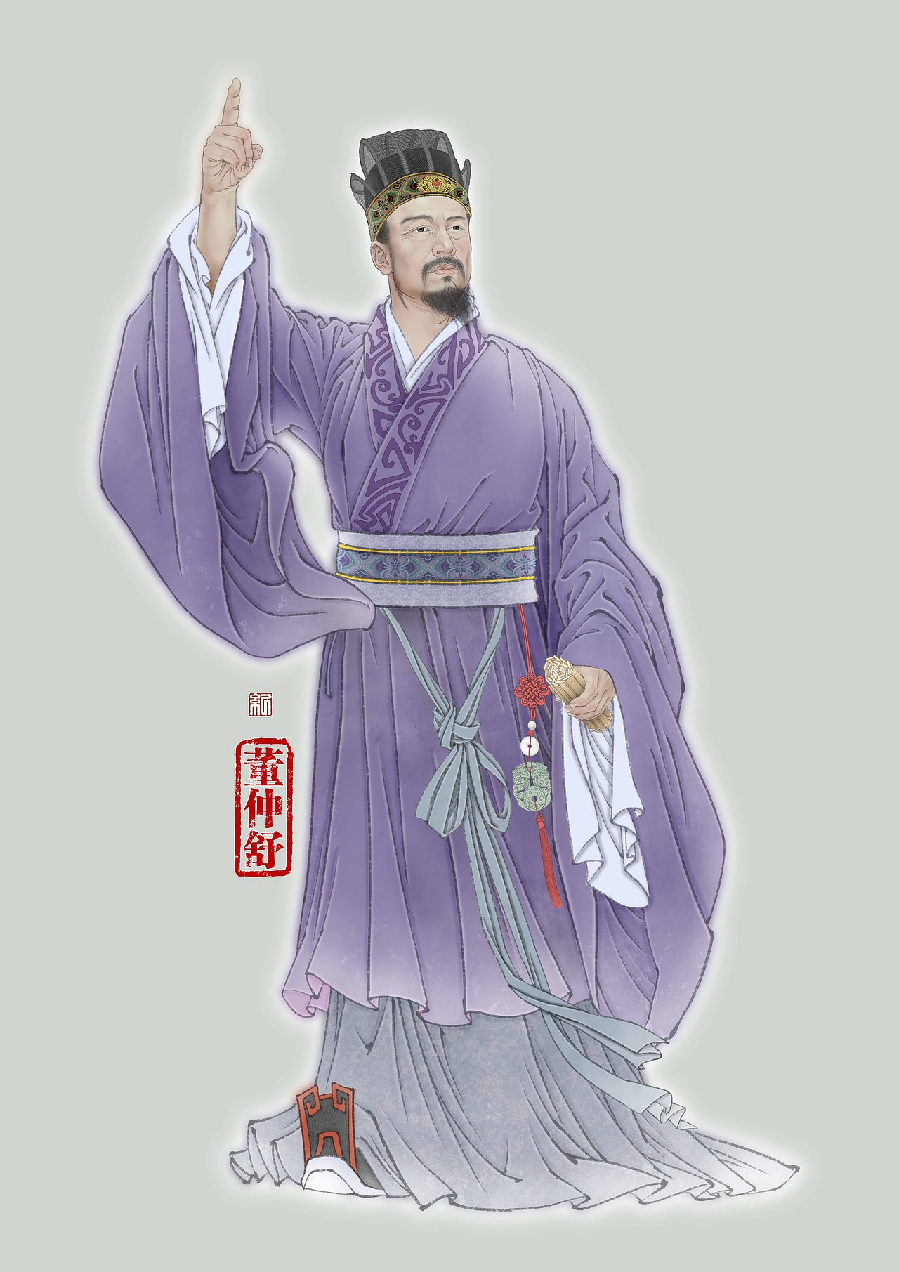 纪保超书籍封面插画设计——【中华先贤人物故事汇】