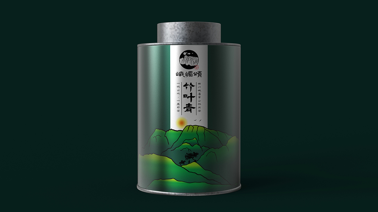 峨嵋颂 | 茶叶品牌logo和包装设计 | 原创