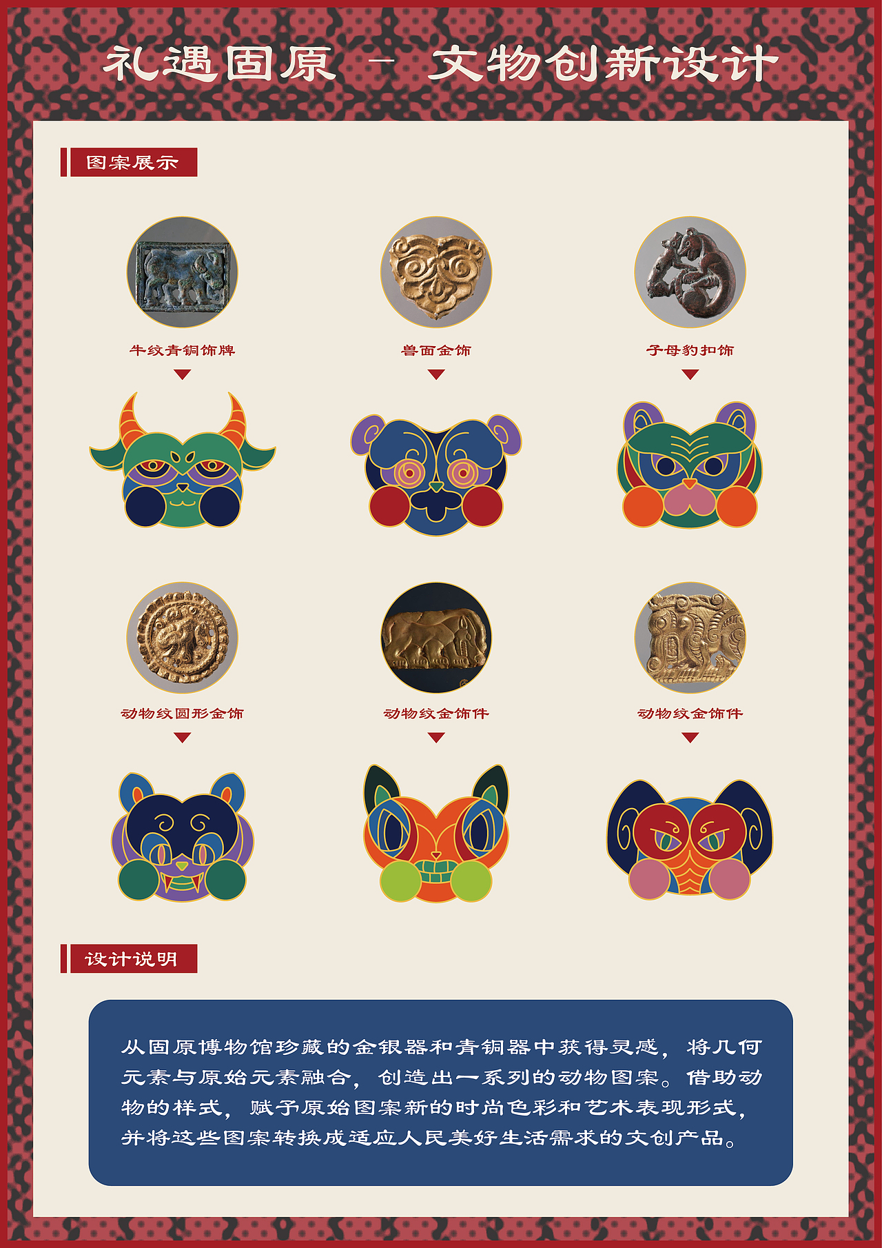 礼遇固原——宁夏固原博物馆文物创新图案设计（图ZMzU2MTAzMDQ0） - 其他平面 - 站酷设计师勾勾呀原创素材 - 站酷ZCOOL