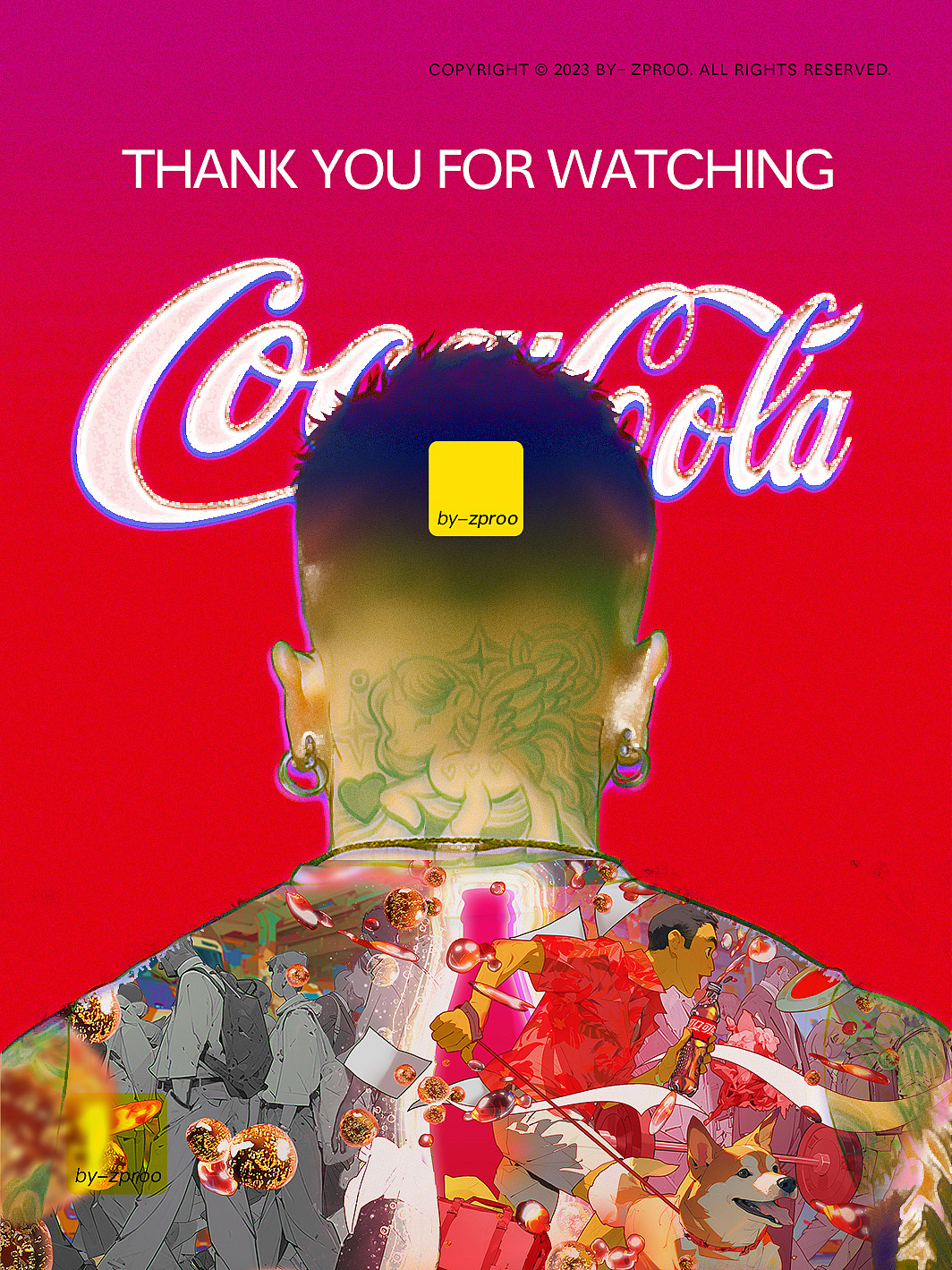 可口可乐放飞一下,city walk时来一杯圣诞红可乐