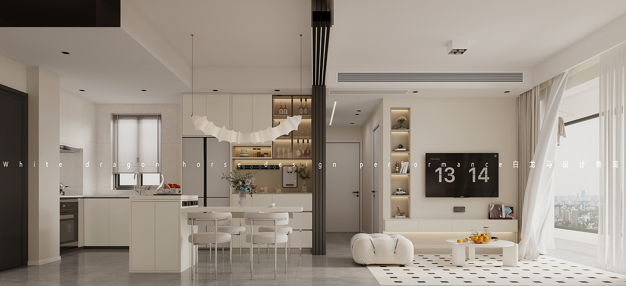 现代简约客餐厅