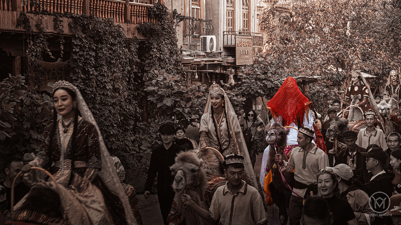 【维吾尔族婚礼】迎接新娘表演