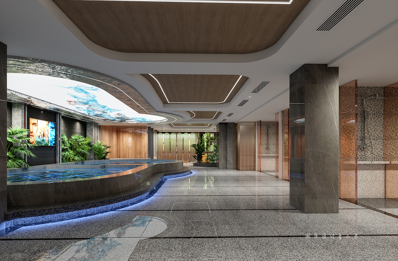 足浴SPA会所设计|在繁华喧嚣中,寻得一所静谧之处