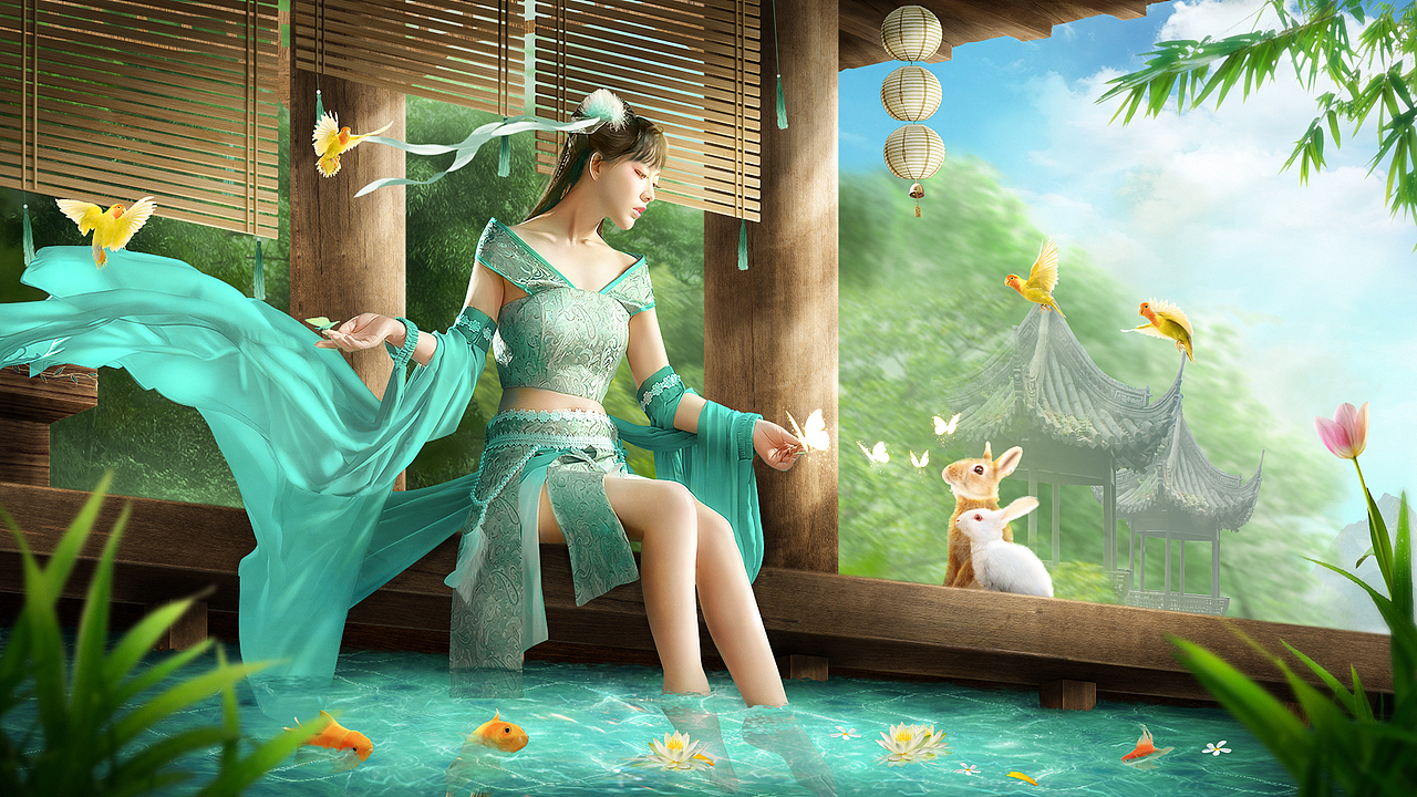 海报合成练习（图ZMzU5MDk4MTMy） - 宣传物料 - 站酷设计师勉强可爱sy原创素材 - 站酷ZCOOL